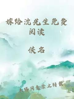 嫁給沈先生免費閱讀
