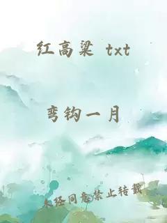 紅高粱 txt